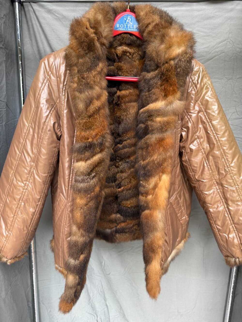 Reversible fur jacket - Picture 3 of 4